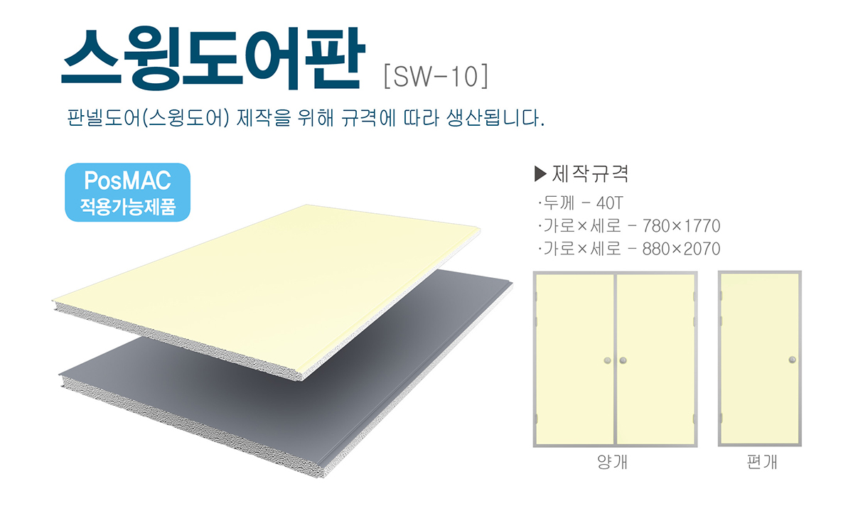 Swing Door Plate [SW-10]